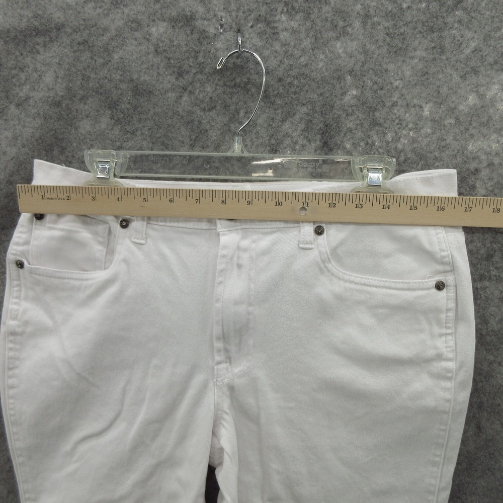 Venus Jeans Womens Size 12 Fame Capri White Cutoffs - Picture 3 of 15